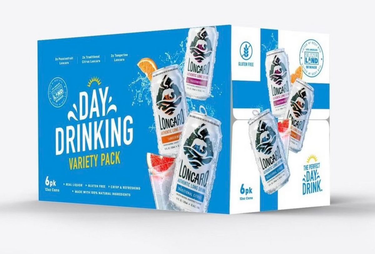 Loncaro Finnish Long Drink Variety Pack, Finland (6pk 12ox Cans