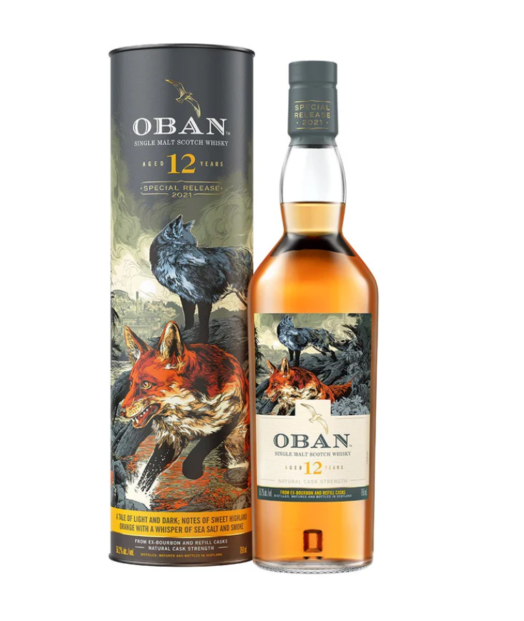 2021 Oban Natural Cask Strength 12 Year Old Single Malt Scotch