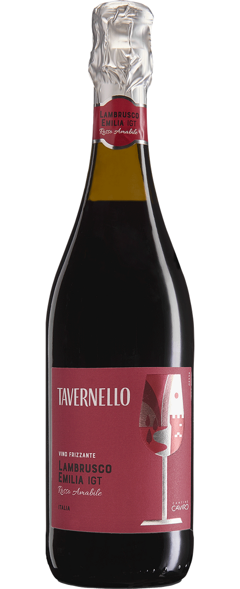 NV Tavernello Frizzante Rosso Amabile Lambrusco, Emilia-Romagna