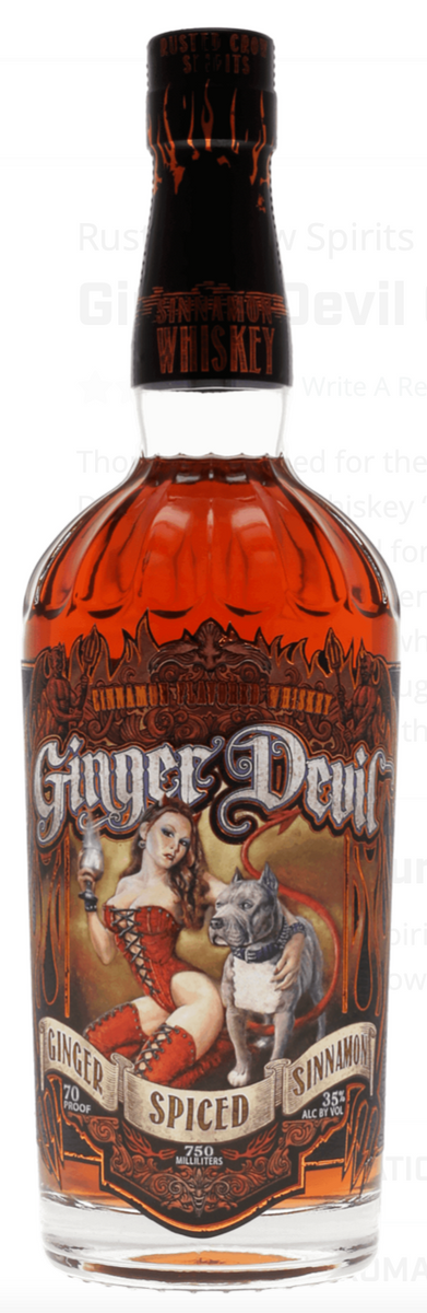 Ginger Devil Sinnamon Whiskey, Michigan (750ml) – Woods Wholesale Wine