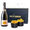 Pop N Champagne (Veuve Clicquot Ponsardin Brut Rose Champange) Gift Set