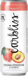 (24pk cans) Carbliss Peach Vodka Cocktail, USA (12oz)