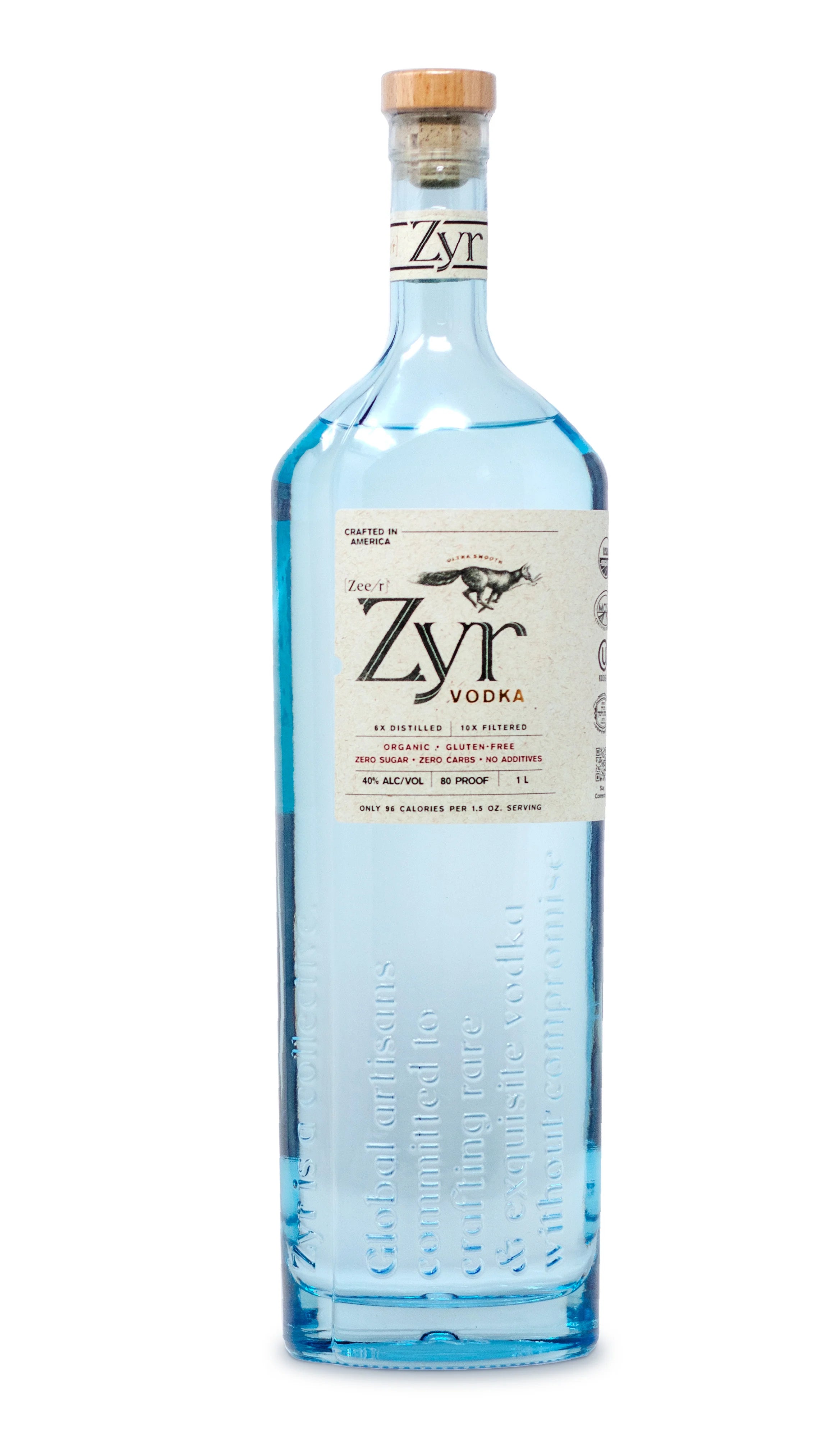 Zyr Vodka, USA (750ml) – Woods Wholesale Wine