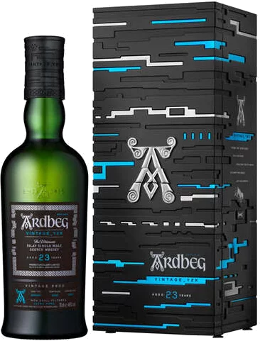 見事な創造力 Vintage Ardbeg Y2K Islay Whisky, Scotch Malt Single ウイスキー