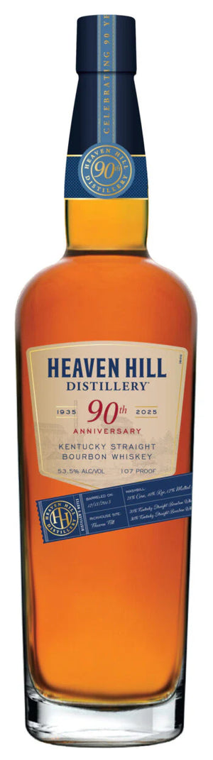 Heaven Hill Distilleries 90th Anniversary 9 Year Old Straight Bourbon Whiskey, Kentucky, USA (750ml)