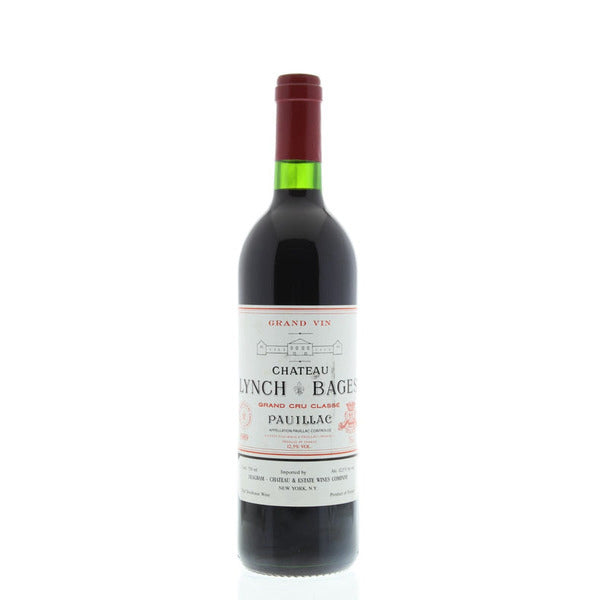 ワイン 1989 Pauillac CHATEAU LYNCH BAGES 1989 | Lynch Bages | Chateau Lynch Bages | Cult Wines Canada