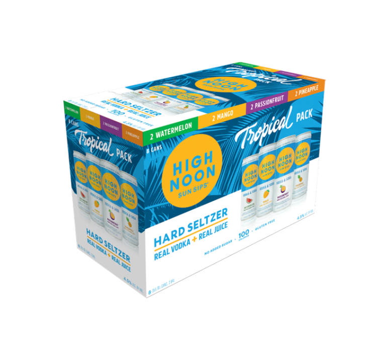 24pk cans) High Noon Tropical Variety Pack, USA (12oz) – Woods