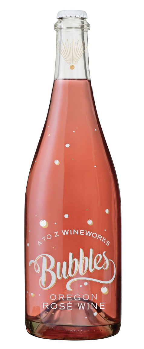 A to Z Wineworks Bubbles Sparkling Rose, Oregon, USA (750ml