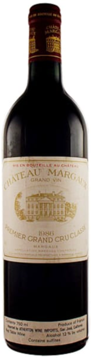 1986 Chateau Margaux Margaux, France (750ml) – Woods 1986 Chateau Margaux Margaux, France (750ml) – Woods