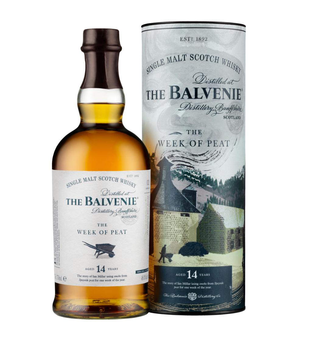 The Balvenie 'The Week of Peat' 14 Year Old Single Malt Scotch The Balvenie 'The Week of Peat' 14 Year Old Single Malt Scotch