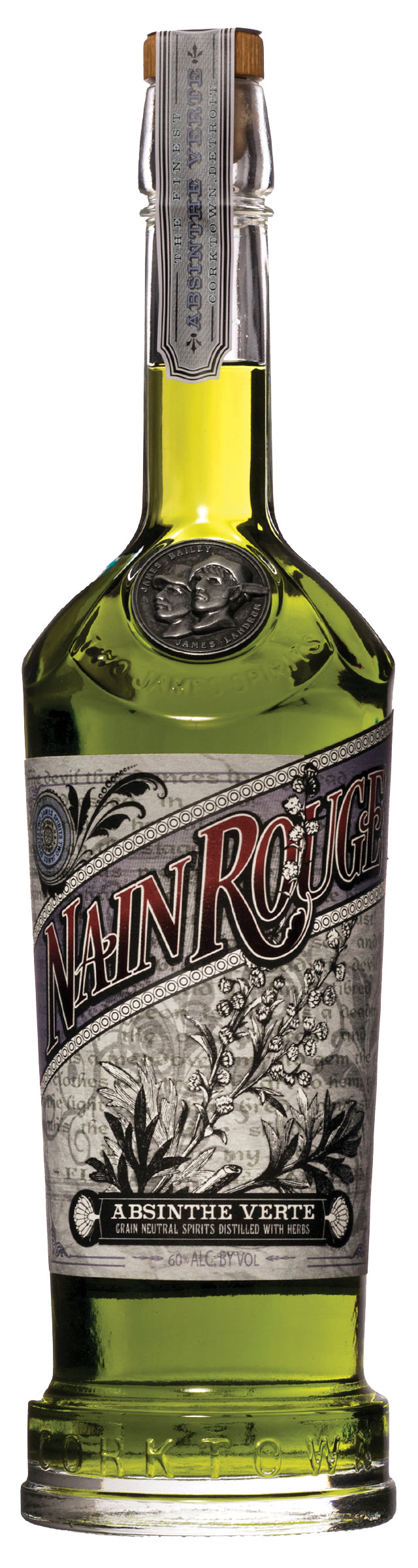 Two James Spirits 'Nain Rouge' Verte Absinthe, Michigan, USA