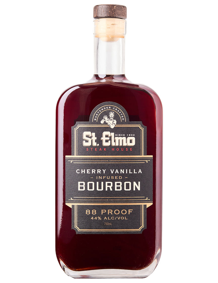 St Elmo Steak House Straight Bourbon Whiskey, Indiana, USA (750ml