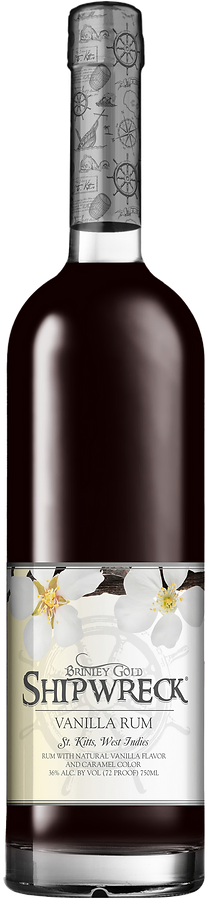 Brinley Gold Shipwreck Vanilla Rum, Saint Kitts, Caribbean (750ml