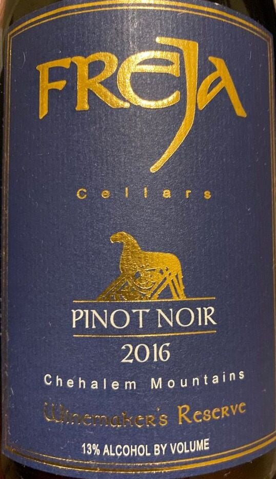 2016 Freja Cellars Winemaker's Reserve Pinot Noir, Willamette