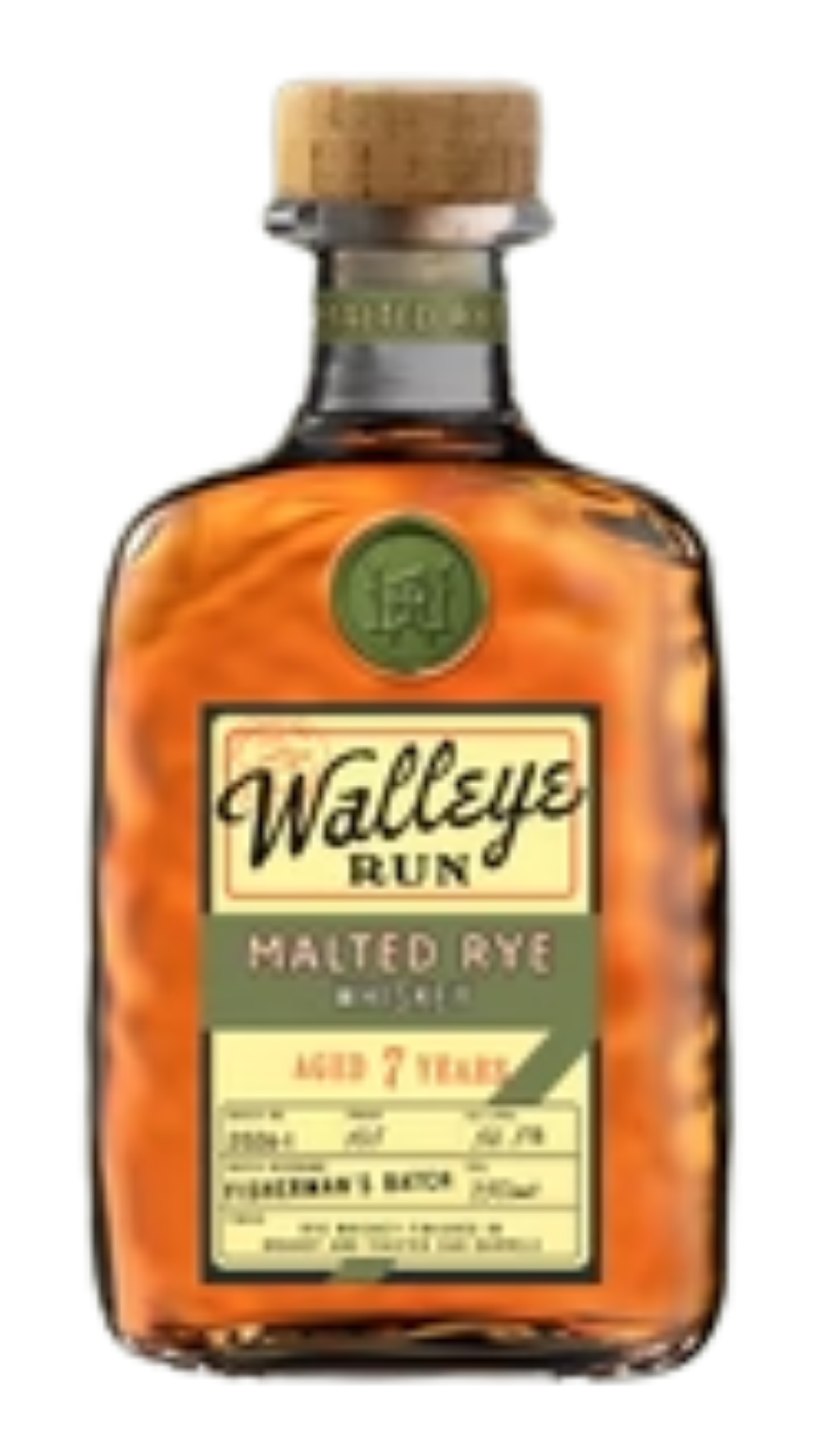 Walleye Run 7 Year Old Malted Rye Whiskey, Michigan, USA (750ml ...