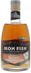 Iron Fish Distillery Caribbean Rum Cask Finish Rye Whiskey, Michigan, USA (750ml)