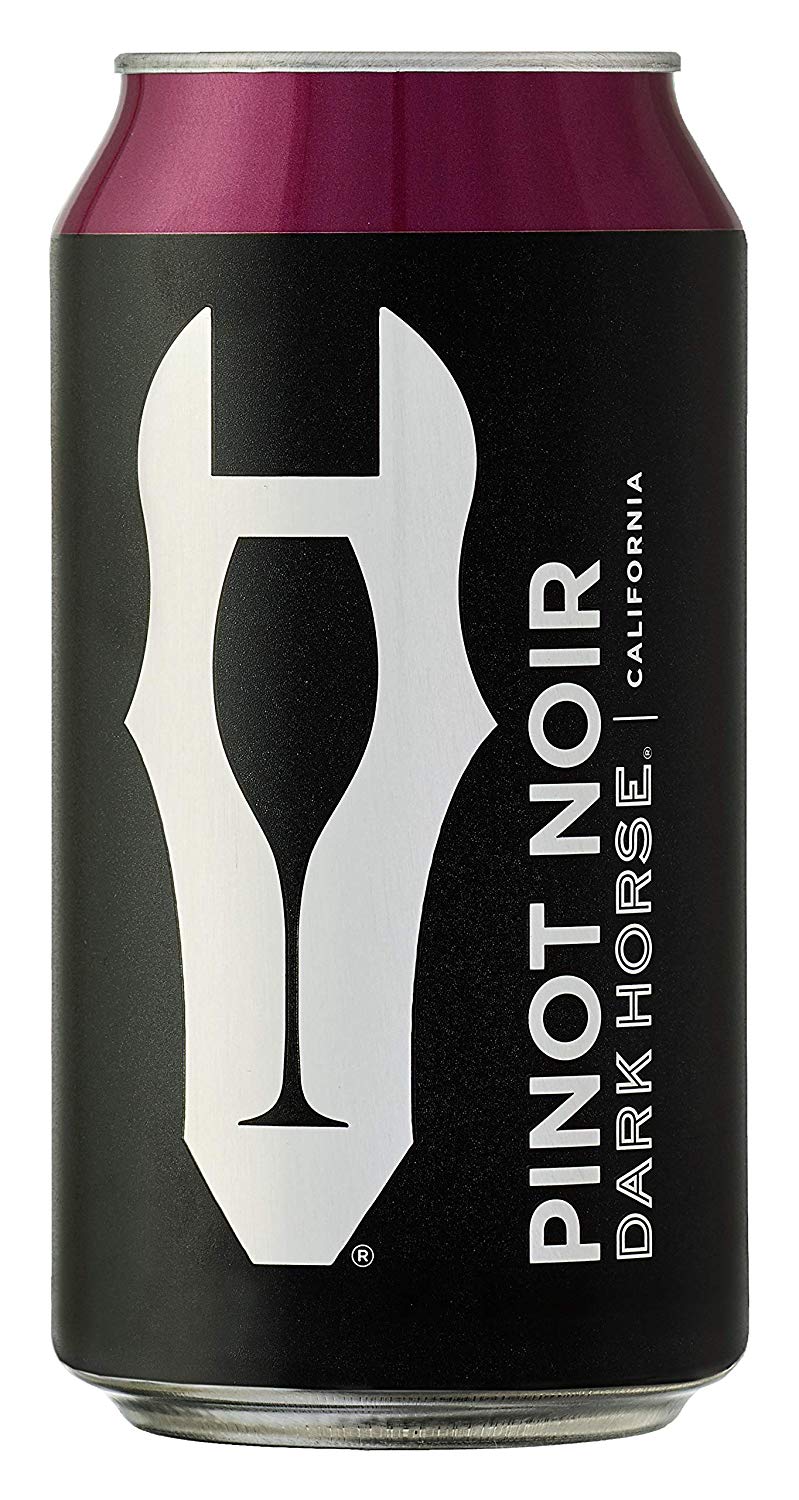 NV Dark Horse Pinot Noir, California, USA (12 pk cans, 375ml