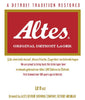 (24pk cans)-Altes Original Detroit Lager Beer, Michigan, USA (12oz)