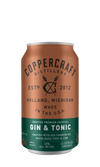 Coppercraft Distillery 'Gin & Tonic,' Michigan, USA (6 x 4pks case, 12fl oz)