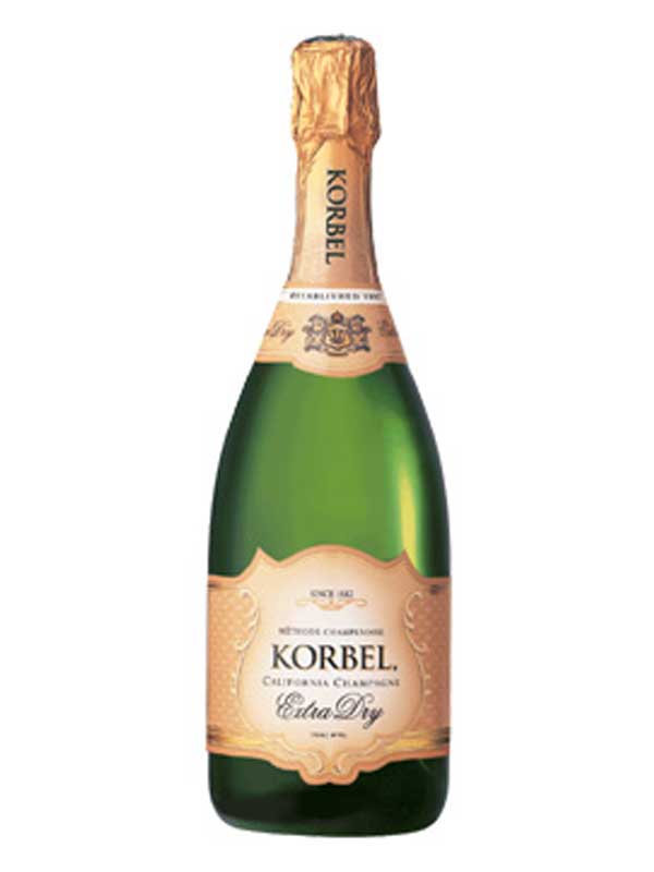 NV Korbel Cellars California Champagne Extra Dry, USA (750ml) Woods Wholesale Wine champagne extra dry
