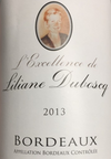 2017 L'Excellence de Liliane Duboscq Bordeaux Blanc, France (750ml)