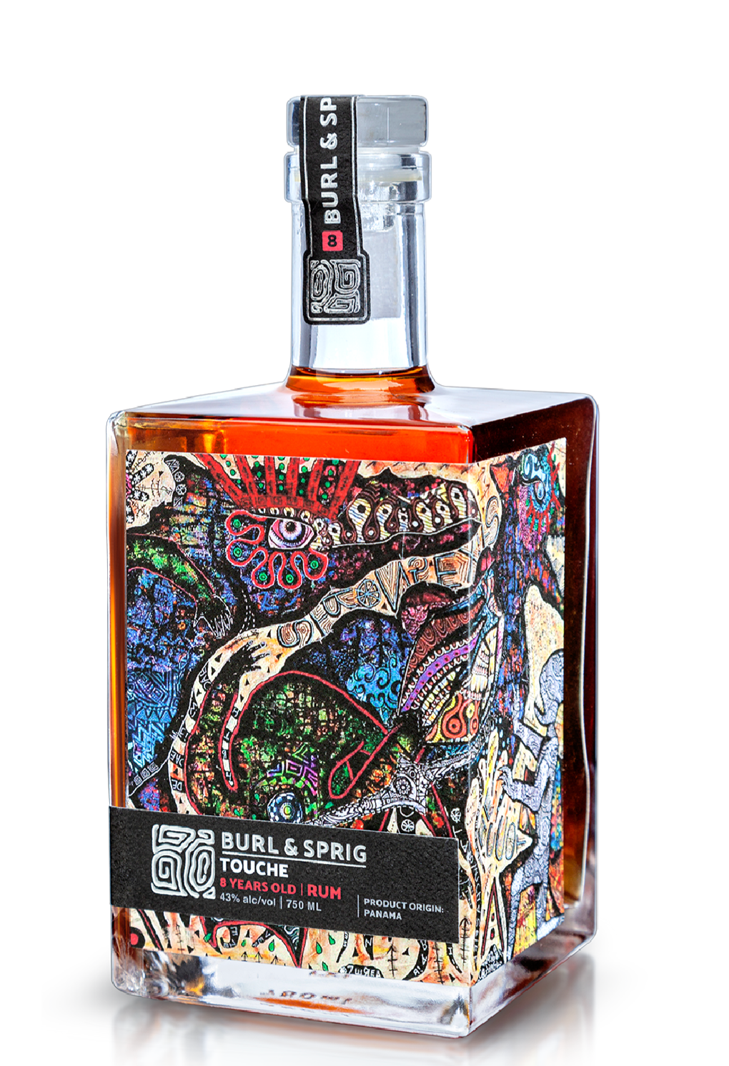 Burl & Sprig \'Touche\' 8 Year Old Rum, Panama (750ml) – Woods Wholesale Wine