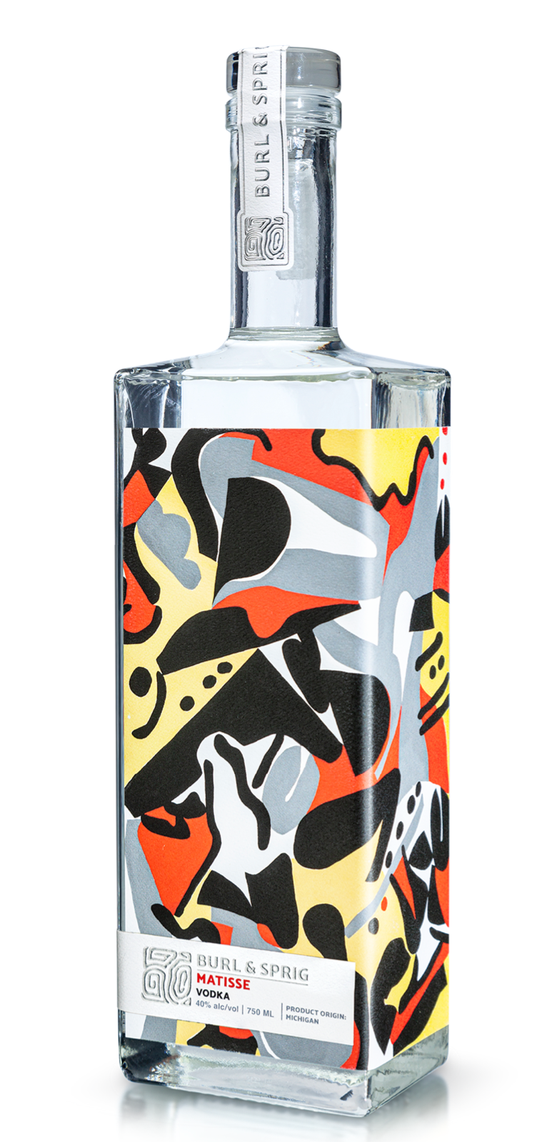 Burl & Sprig 'Matisse' Vodka, Michigan, USA (1L) – Woods Wholesale