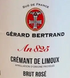 2019 Gerard Bertrand An 825 Cremant de Limoux Cuvee Brut Rose, Languedoc-Roussillon, France (750ml)
