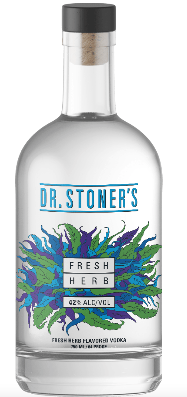 menthol tobacco flavored vodka Dr. Stoner's Fresh Herb Vodka, USA (750ml) – Woods Wholesale Wine