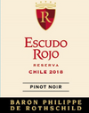 2018 Baron Philippe de Rothschild Escudo Rojo Reserva Pinot Noir, Casablanca Valley, Chile (750ml)