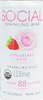 Social Sparkling Wine Strawberry Rose Sparkling Sake, USA (6 x 4pk case, 10fl oz)