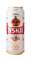 (24pk cans)-Tyskie Gronie Pale Lager Beer, Poland (500ml)