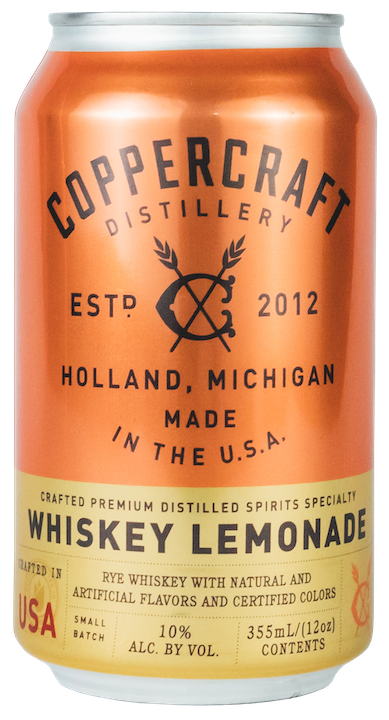 Coppercraft Distillery 'Whiskey & Lemonade,' Michigan, USA (6 x