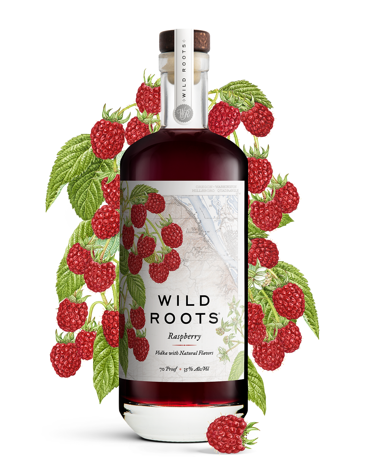 Wild Roots Raspbery Infused Vodka, Oregon, USA (750ml) – Woods