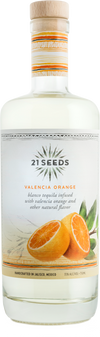 21 Seeds Valencia Orange Tequila, Mexico (750ml)