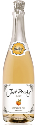 NV Just Peachy Refreshing Bubbly, France (750ml) – Woods Wholesale