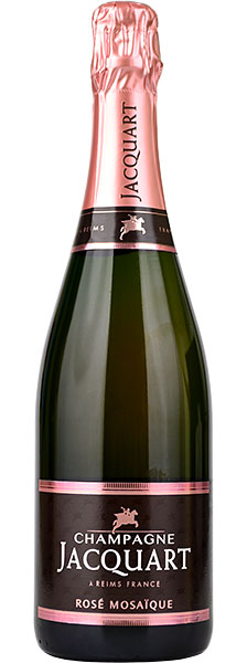 NV Jacquart Mosaique Brut Rose, Champagne, France (750ml) – Woods