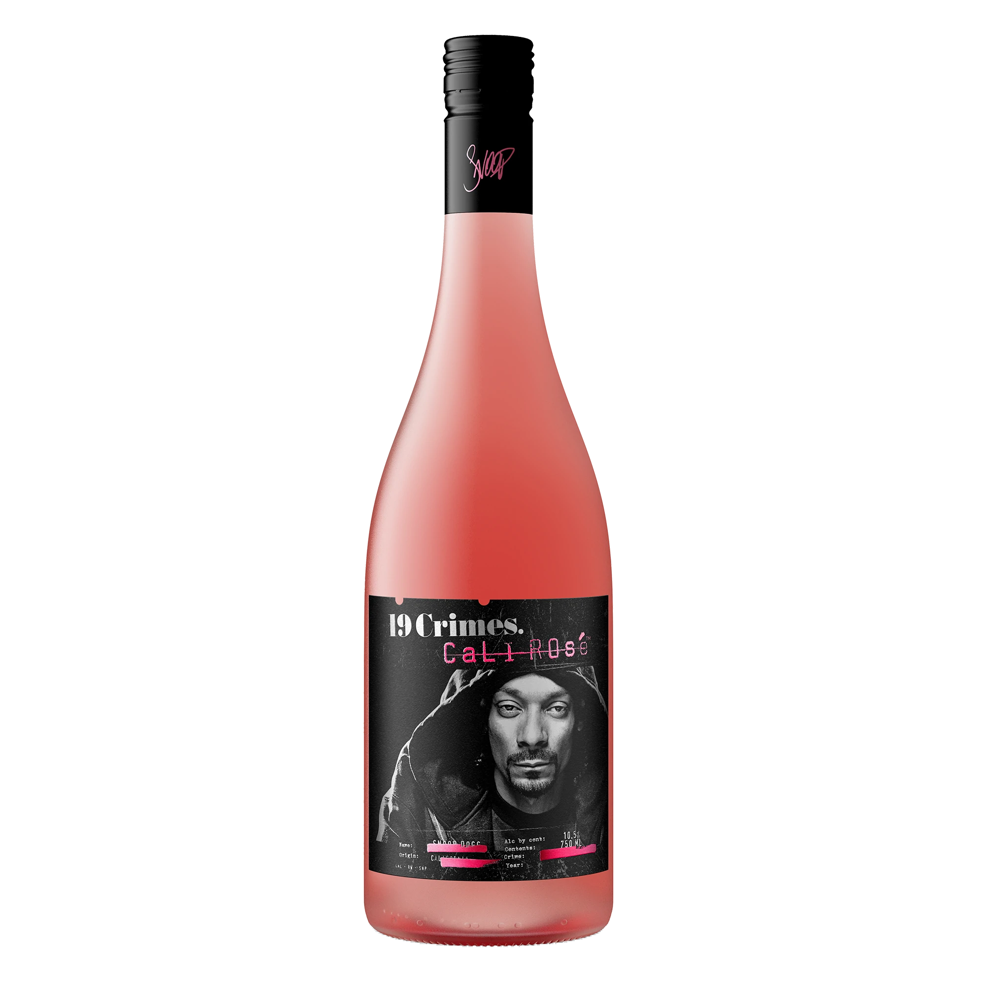 2020 19 Crimes - Snoop Dogg 'Cali Rose', California, USA (750ml