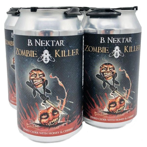 4 pk cans)-B. Nektar Zombie Killer Cider, Michigan, USA (12 oz