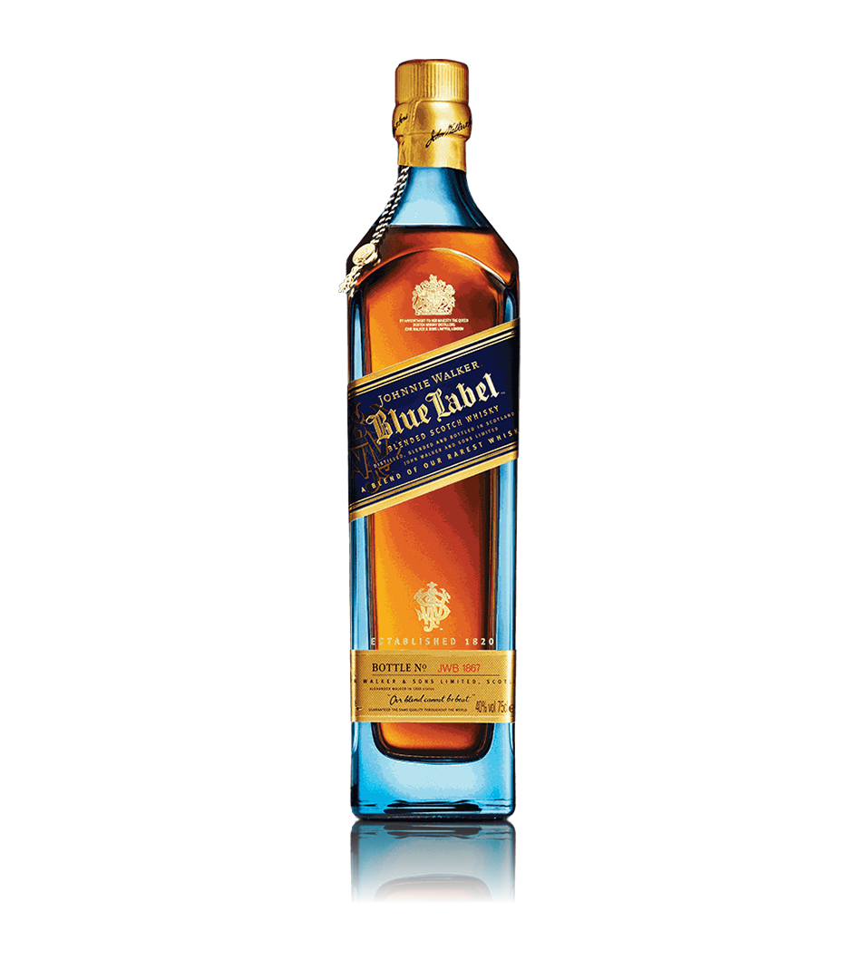 特価ブランド Walker Johnnie Blue Scotland Whisky, Scotch Blended Label ウイスキー