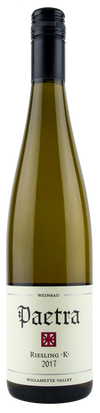 2017 Weinbau Paetra 'K' Riesling, Willamette Valley, USA (750ML)