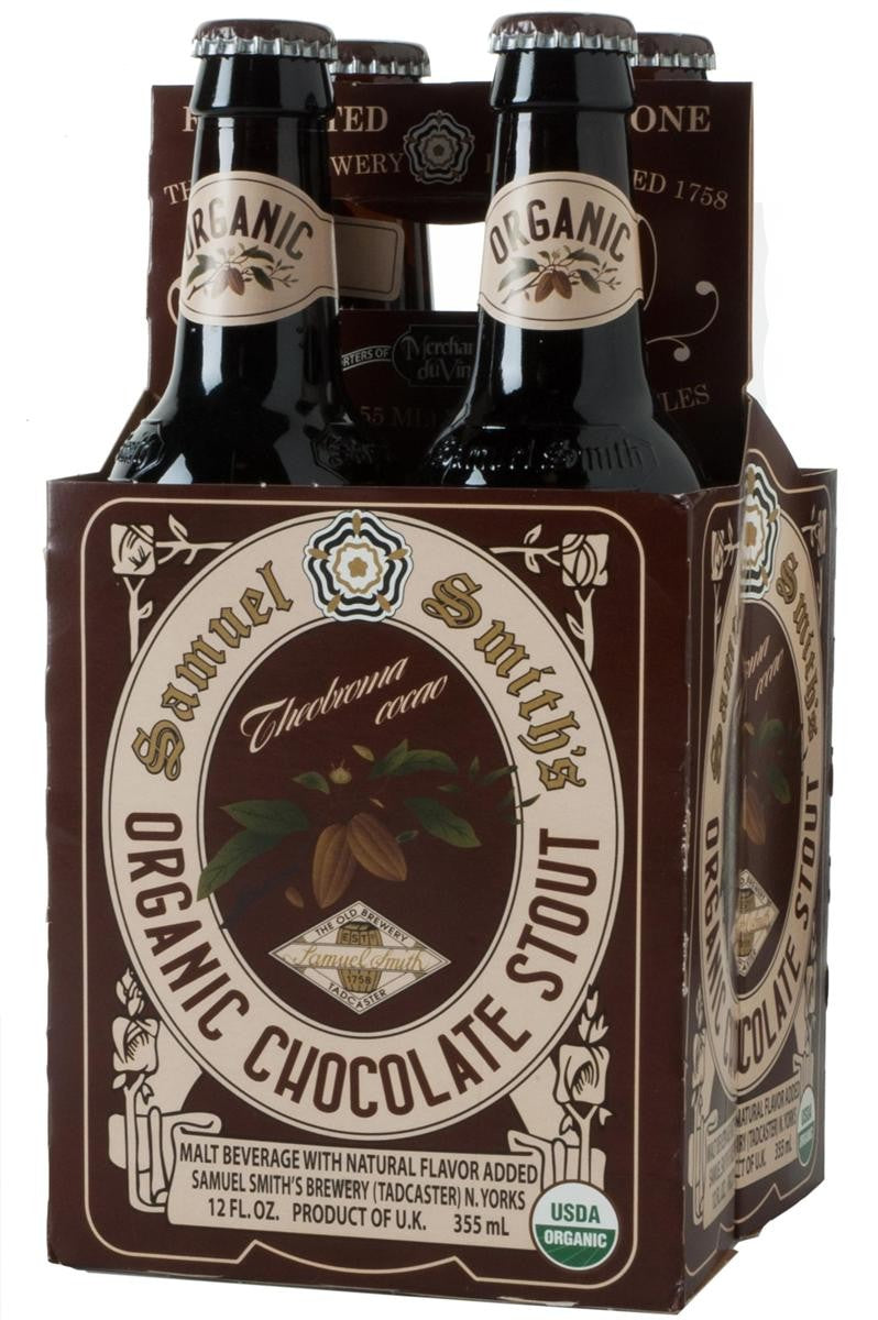 24pk-Samuel Smith's Organic Chocolate Stout Beer, England (12oz