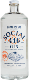 Coppercraft Distillery Social Gin, Michigan, USA (750 ml)