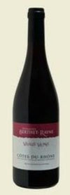 2017 Domaine Berthet-Rayne Cotes du Rhone Cuvee Vieilles Vignes, Rhone, France (750ml)